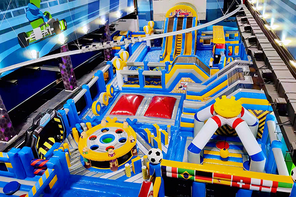 Amazing "Venice" Sports Inflatable Park in the Middle East Manufactured by Cheer Amusement